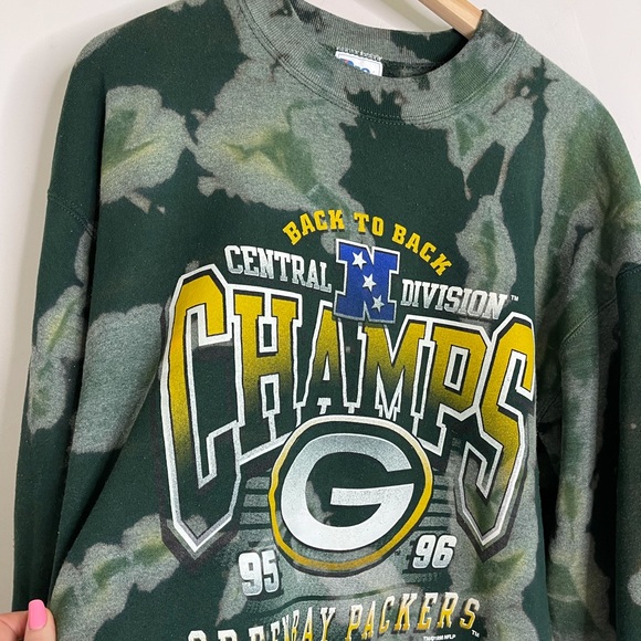 Vintage Green Bay Packers Football Superbowl 90s champs custom 1 of 1 - Picture 7 of 8